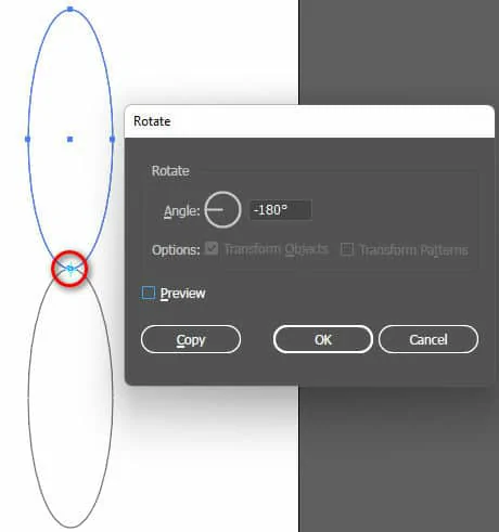 Công cụ Rotate & Reflect Tool Illustrator