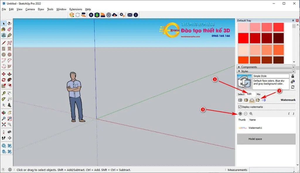 Setting sketchup