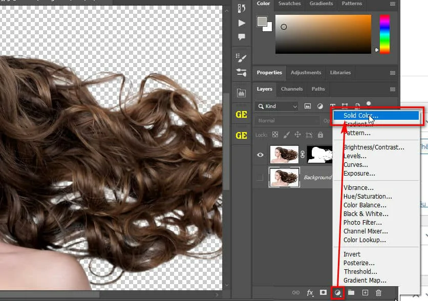 tách nền photoshop