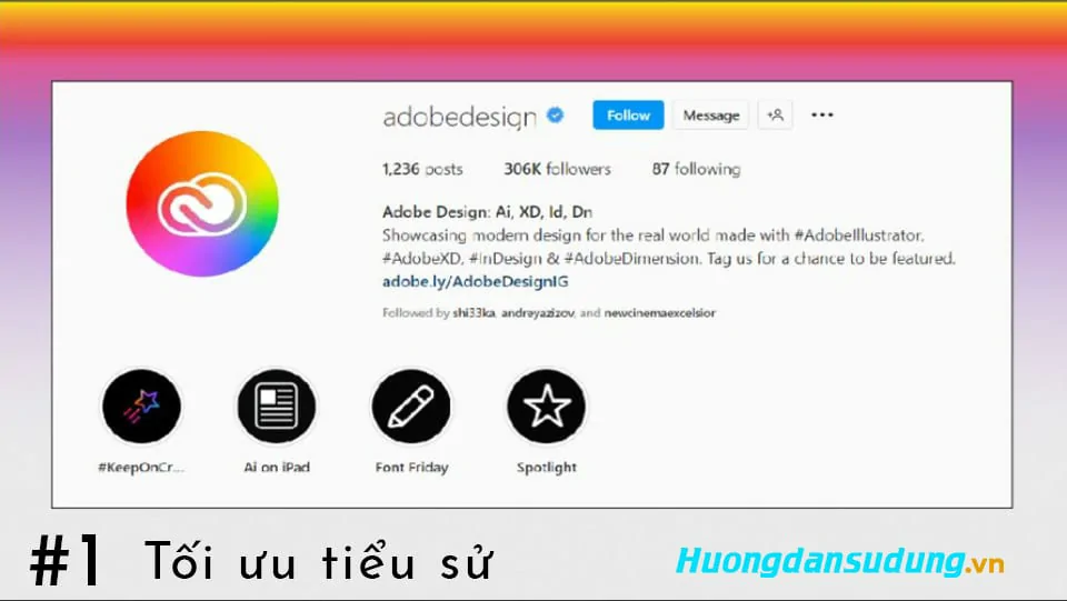 Tối ưu hóa tiểu sử Instagram