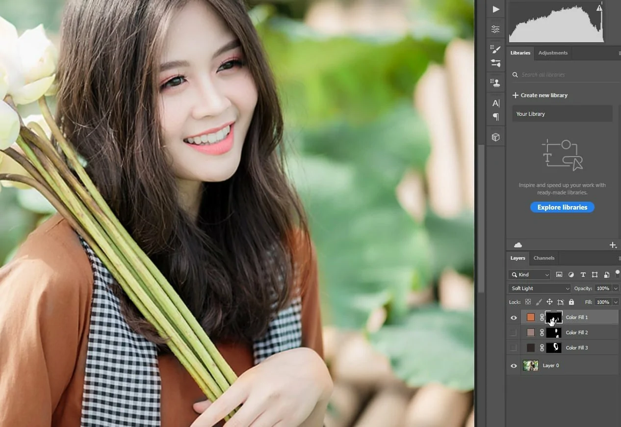 Công cụ chỉnh sửa màu trong photoshop