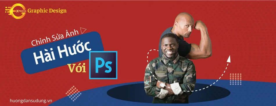 Thành quả của ghép hình hài hước bằng Photoshop