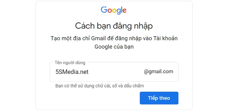 Cách tạo tài khoản gmail và khắc phục các lỗi thường gặp