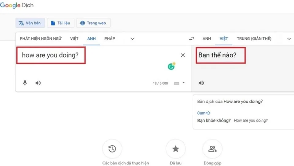 Google Dịch có các tính năng vượt trội nào khó bị thay thế?