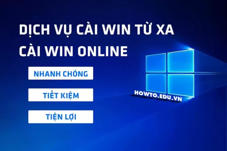 dịch vụ cài Win online